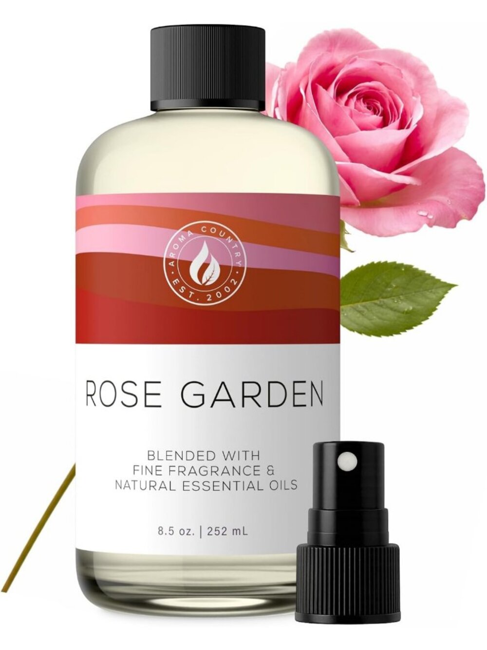 Luxury Rose Garden Diffuser Oil Refill - 8.5 Fl Oz Aromatherapy Home Fragrance
